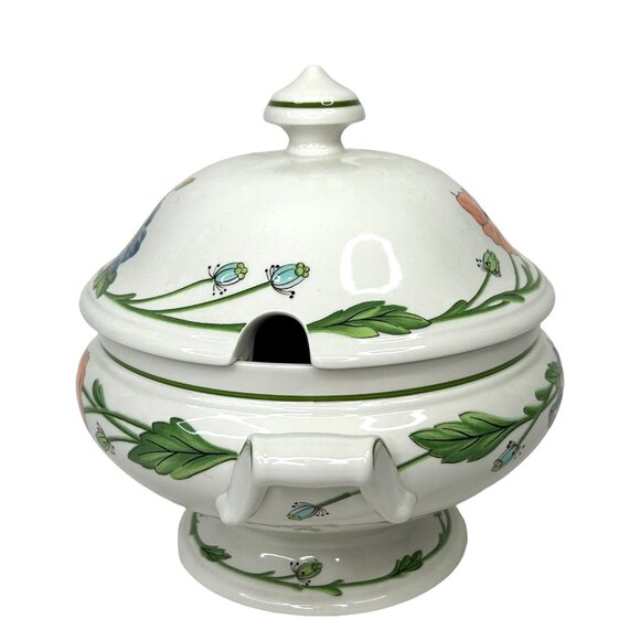 Villeroy & Boch Amapola Lidded Soup‎ Tureen Porcelain Floral - Picture 2 of 11